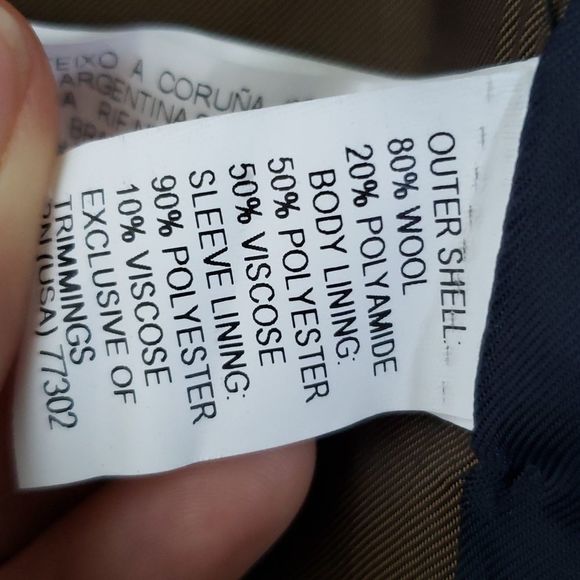 Zara Man Long Wool Gray Pea Coat - Picture 8 of 9